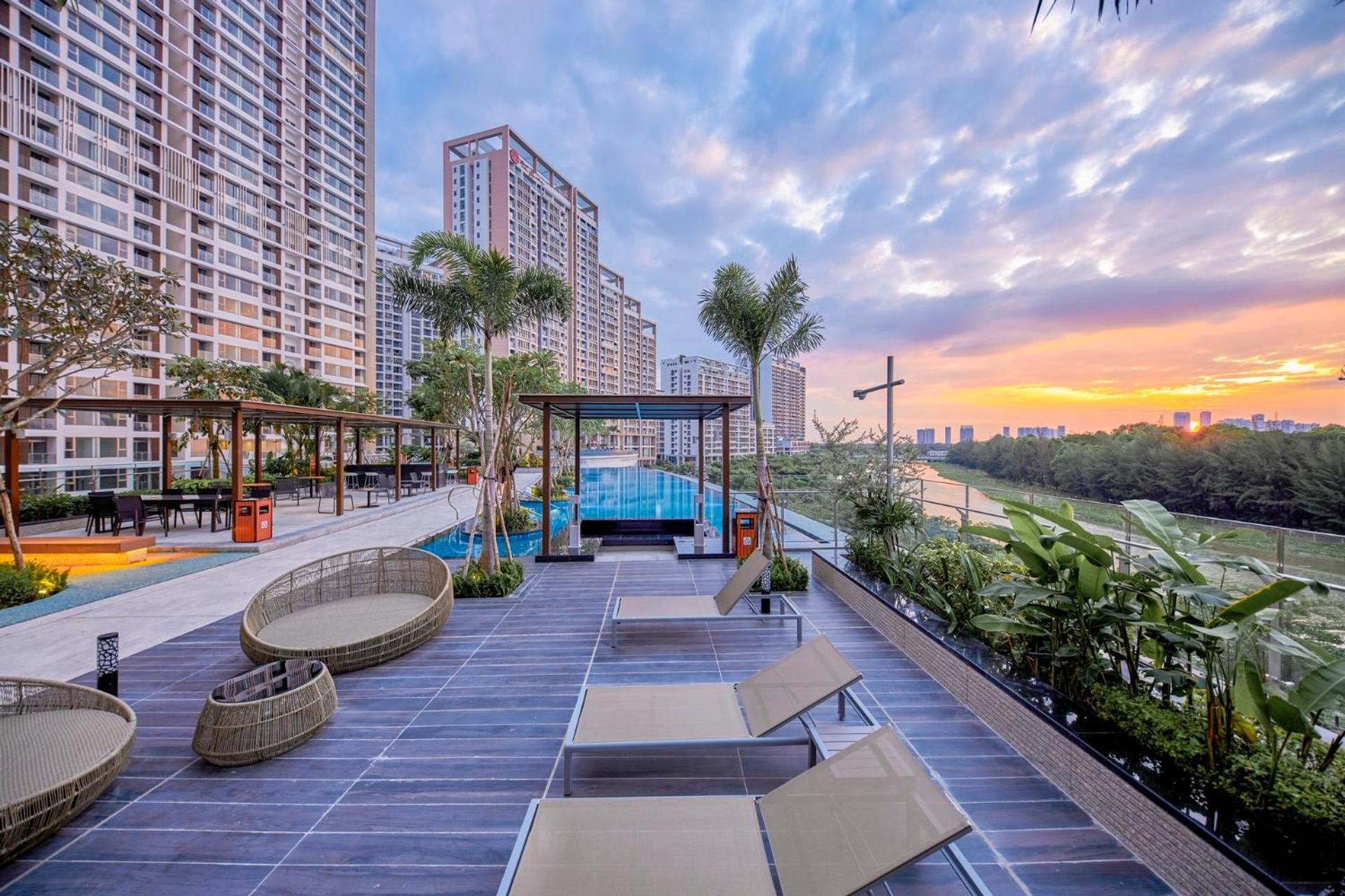 The Peak Midtown Twobedroom With Balcony Ho Chi Minh-stad Buitenkant foto