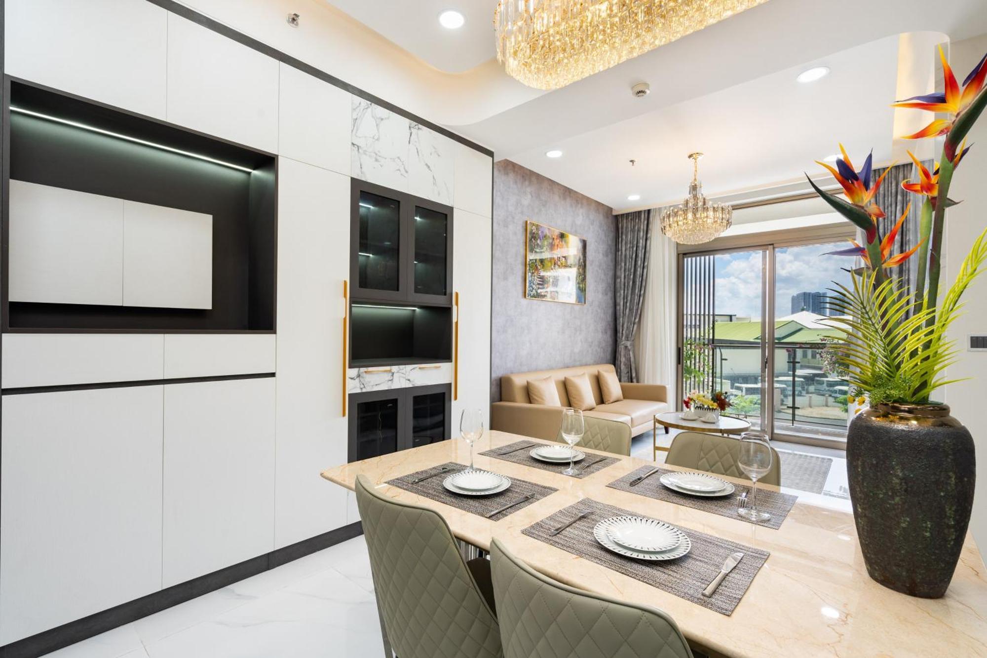 The Peak Midtown Twobedroom With Balcony Ho Chi Minh-stad Buitenkant foto